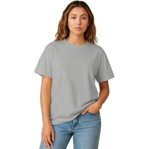 Casual Classics Womens/Ladies Combed Cotton Oversized T-Shirt / Ash Grey